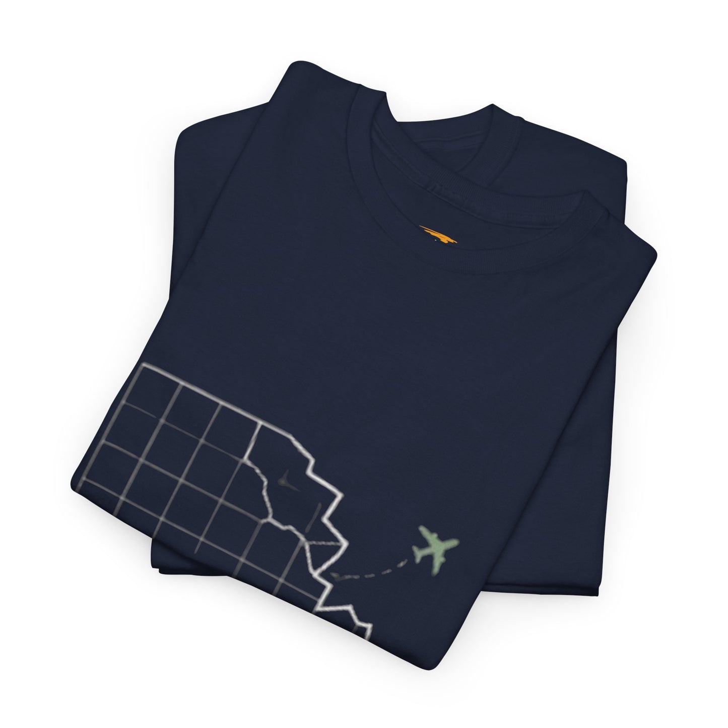 Beyond Maps T-Shirt | Minimal Travel Tee, Airplane Graphic