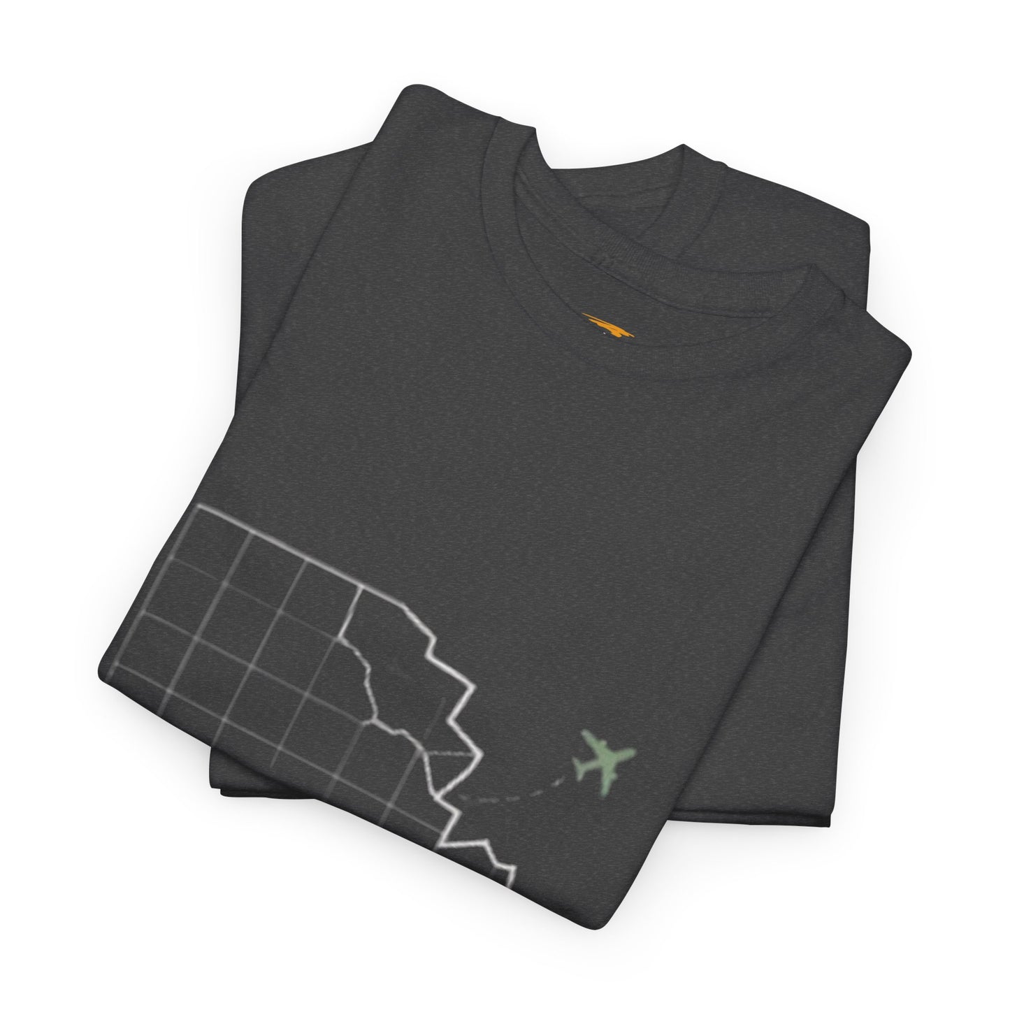 Beyond Maps T-Shirt | Minimal Travel Tee, Airplane Graphic
