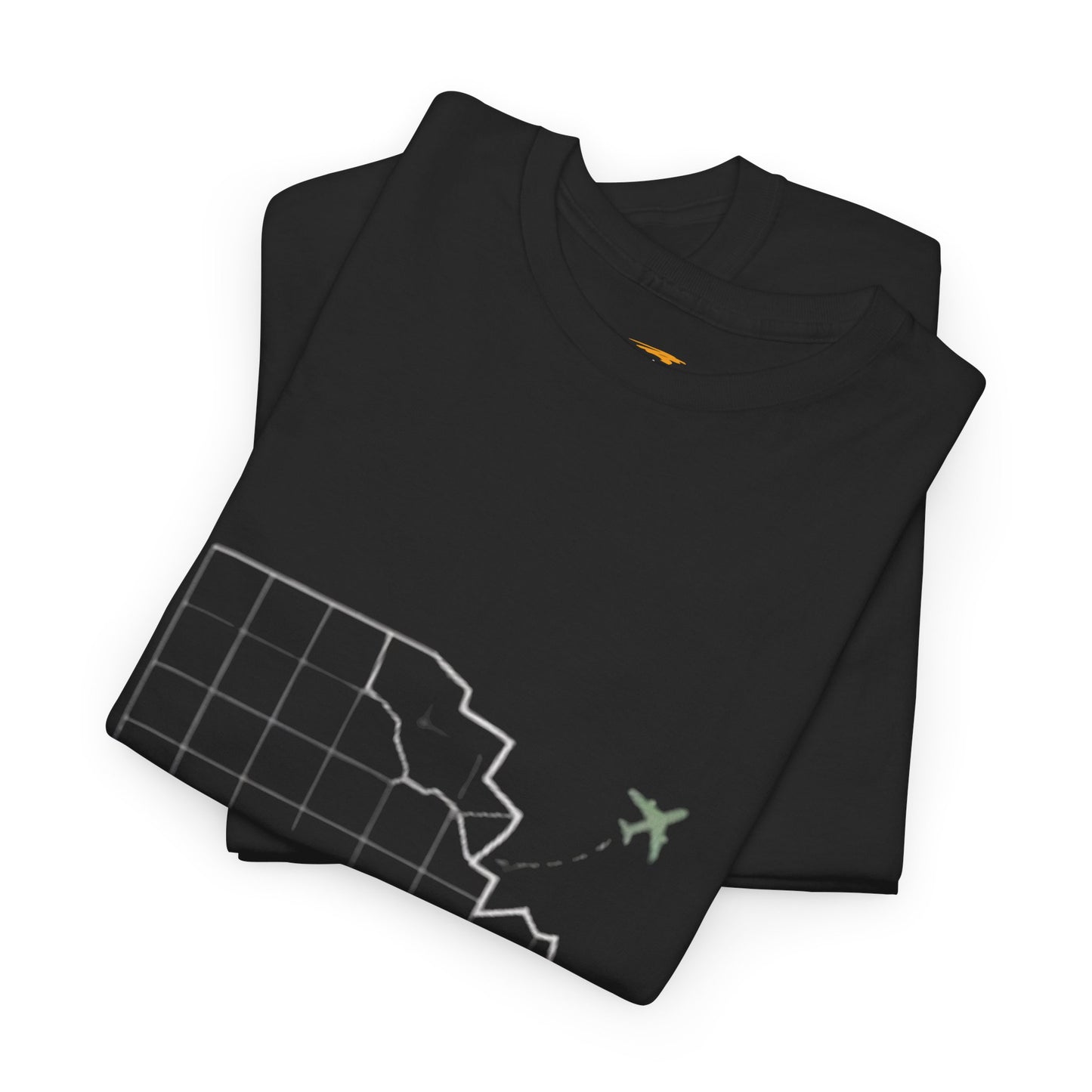 Beyond Maps T-Shirt | Minimal Travel Tee, Airplane Graphic