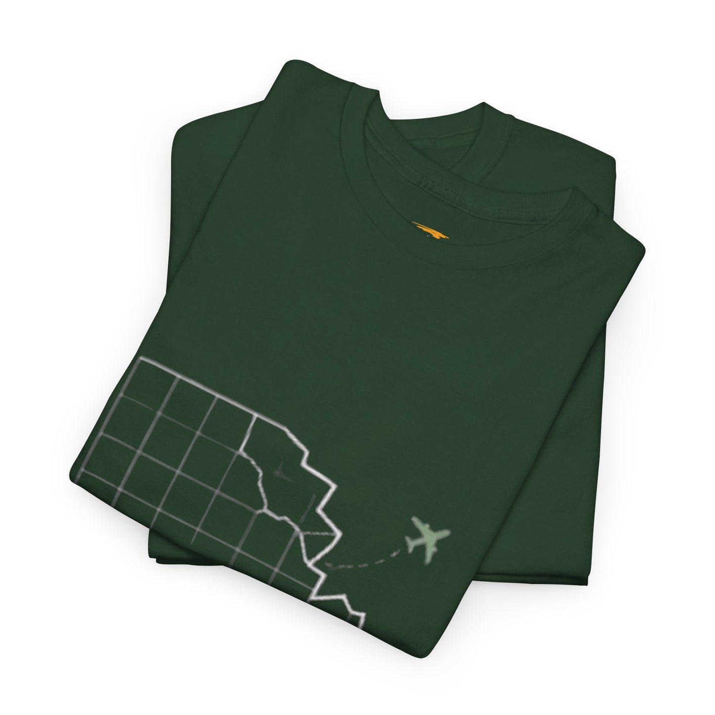Beyond Maps T-Shirt | Minimal Travel Tee, Airplane Graphic