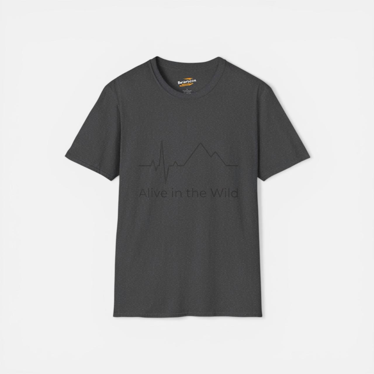 Alive in the Wild T-Shirt — Mountain Heartbeat Outdoor Tee