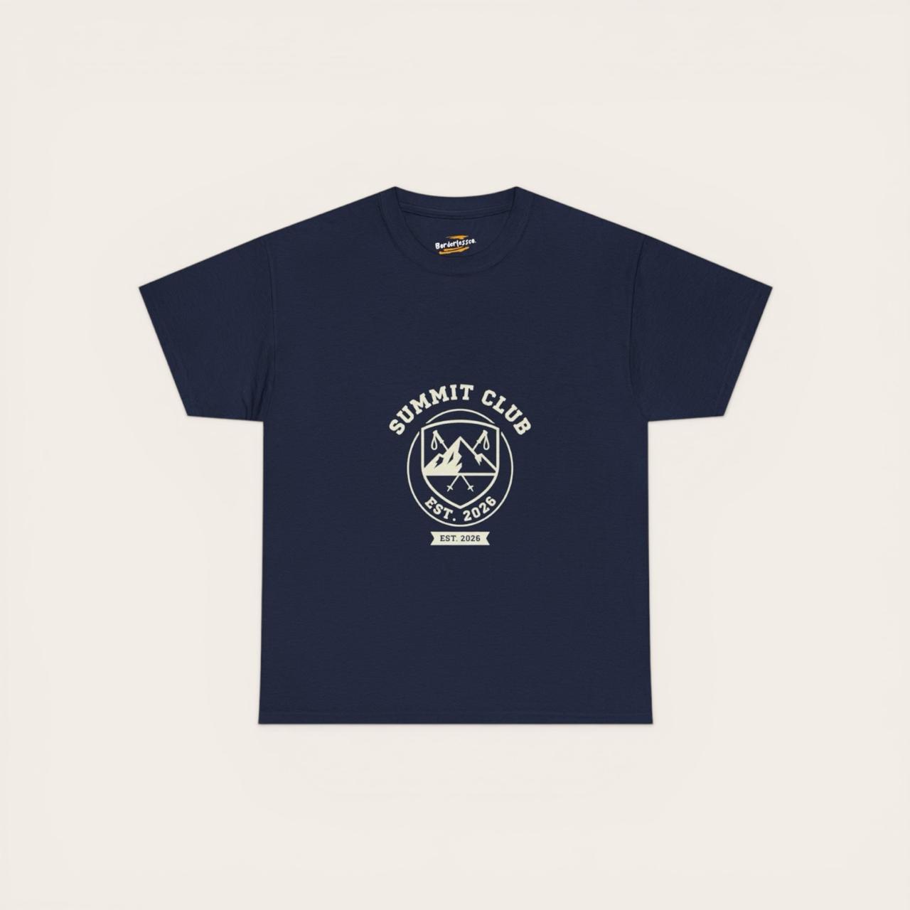 Summit Club Mountain Graphic Tee — 'Summit Club Est. 2026' Outdoor Adventure T-Shirt