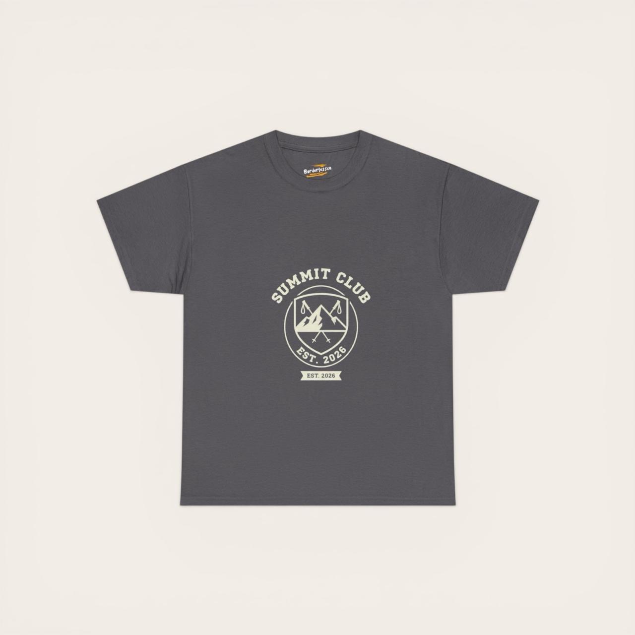 Summit Club Mountain Graphic Tee — 'Summit Club Est. 2026' Outdoor Adventure T-Shirt