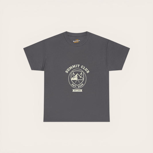 Summit Club Mountain Graphic Tee — 'Summit Club Est. 2026' Outdoor Adventure T-Shirt