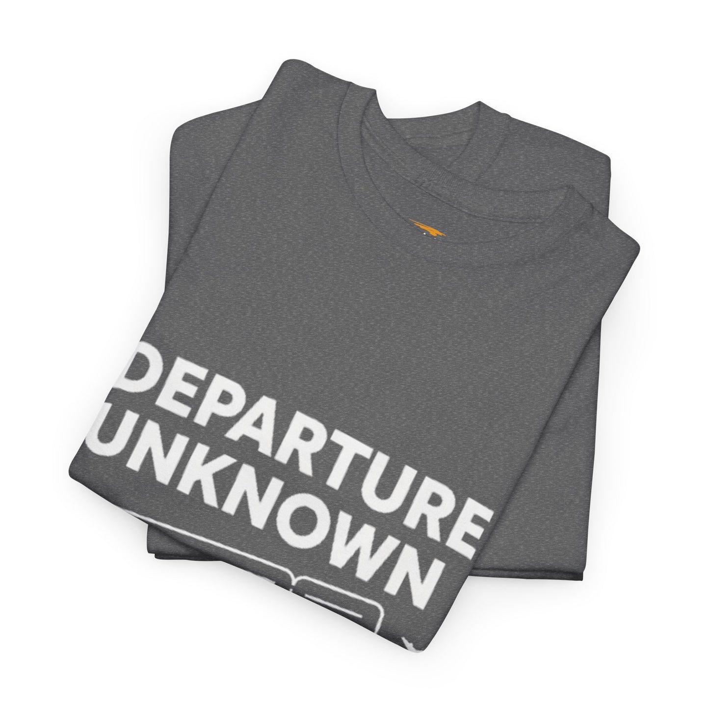 Departure Unknown T-Shirt – Travel Map Back Print | Wanderlust Graphic Tee