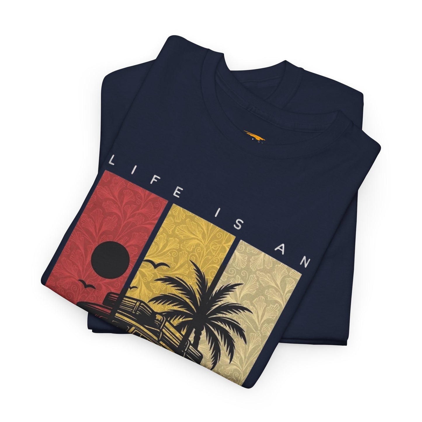 Adventure Van T-Shirt — "Life Is An Adventure" Retro Surf Tee