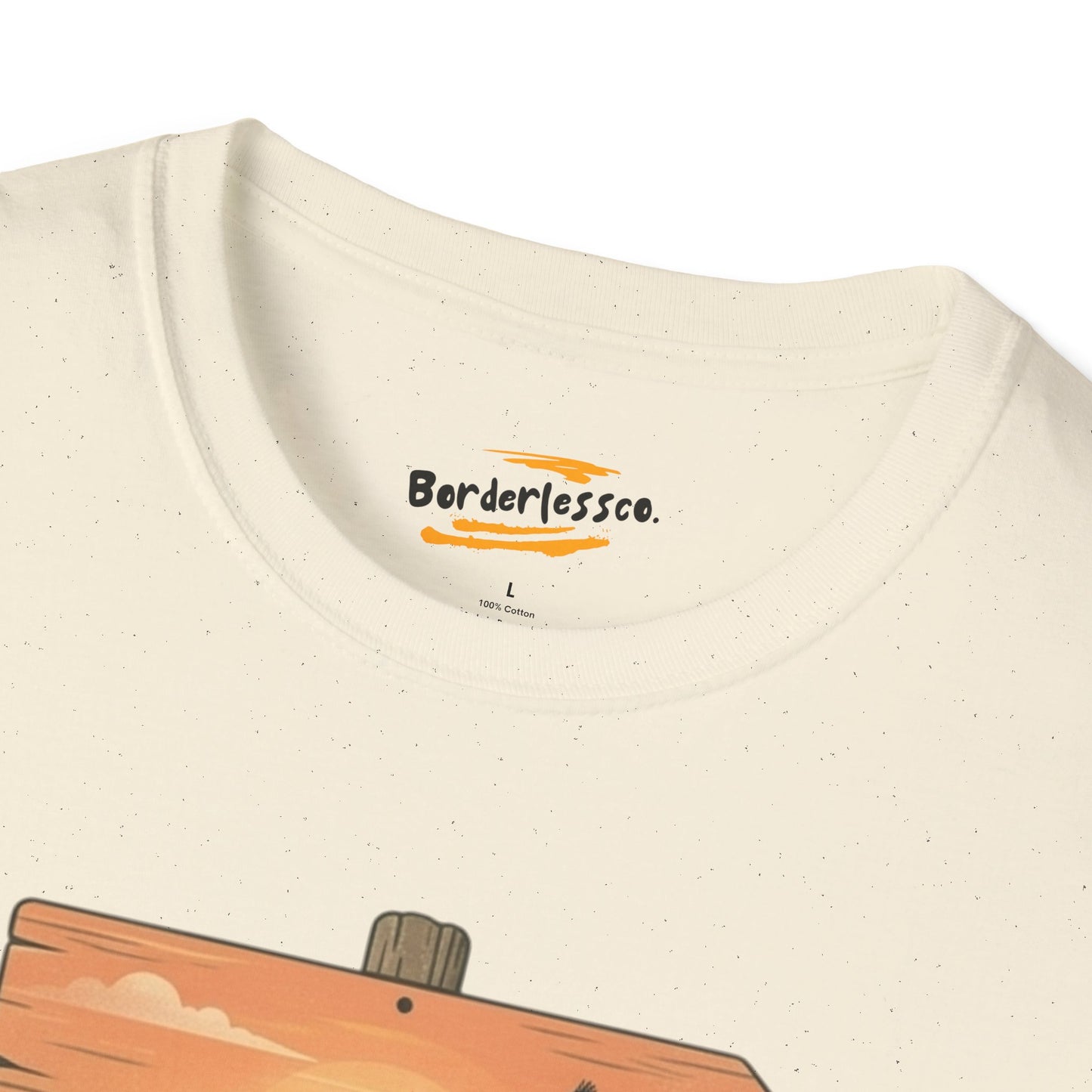 Nature Signpost T-Shirt — Scenic Mountain & Lake Travel Graphic Tee
