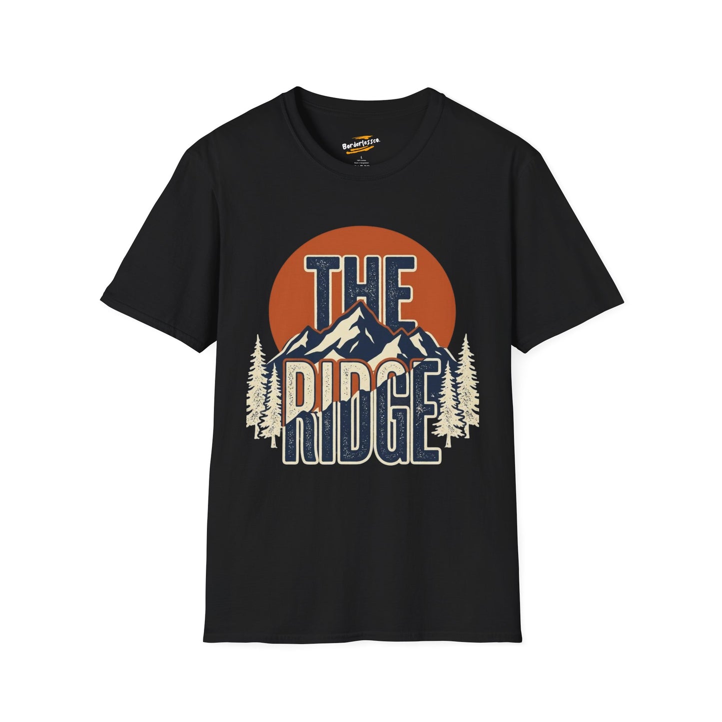 The Ridge Mountain T-Shirt – Retro Sunset Outdoor Tee