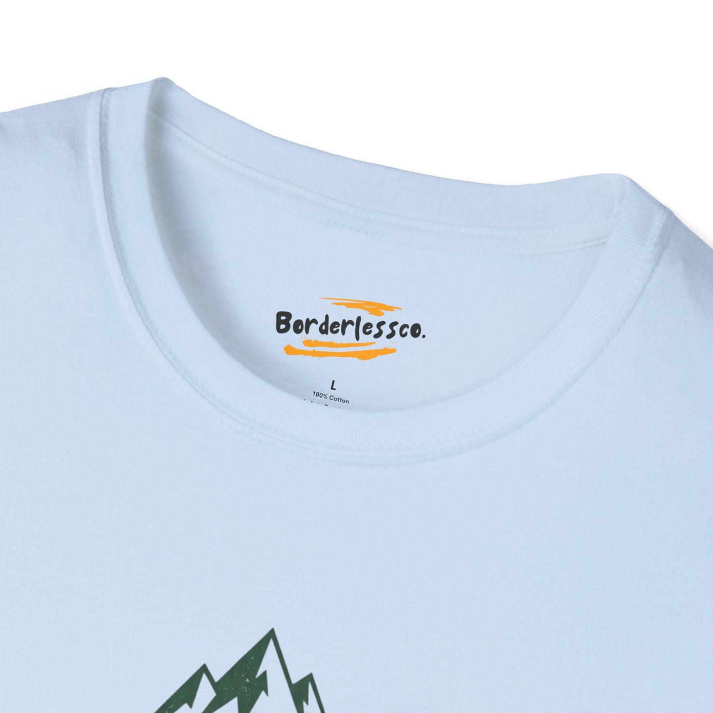 Hiking T-Shirt — "I Came Back Different" Mountain Footprint Tee