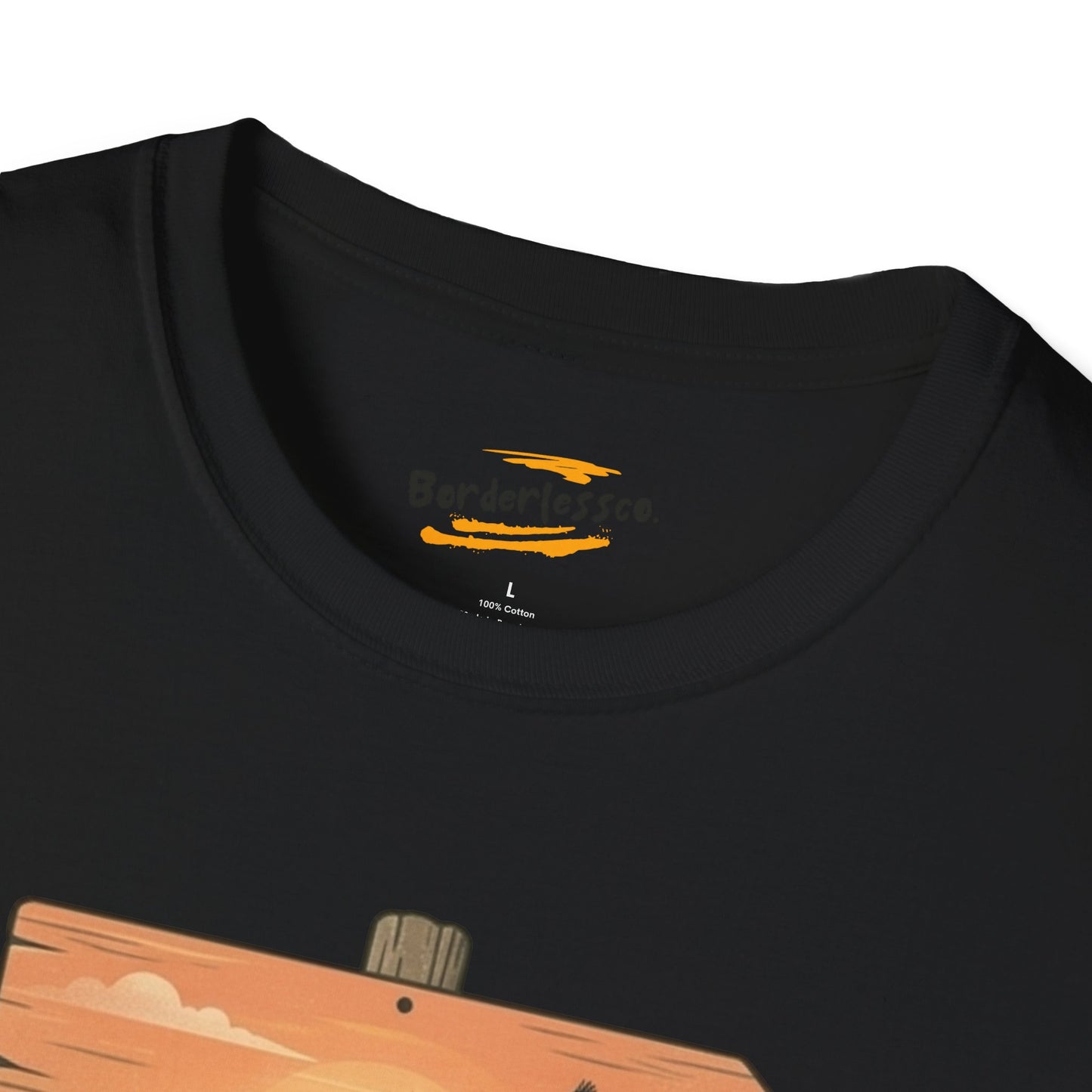 Nature Signpost T-Shirt — Scenic Mountain & Lake Travel Graphic Tee